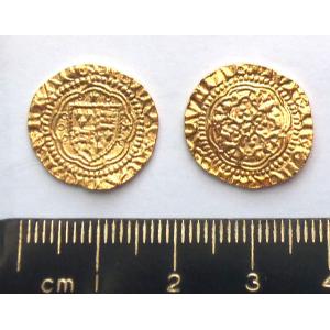 No 144 Gold Quarter Ryal of Edward IV Image