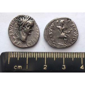 No 246 Roman Denarius of Tiberius Image