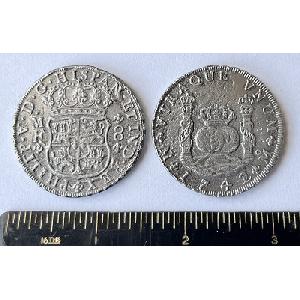 No 688 - Philip V 'Pillars' Spanish 8 Reales 1742 Image