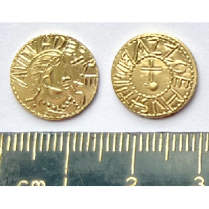 No 168 - Aethelred II Gold Mancus made from NuGold Image