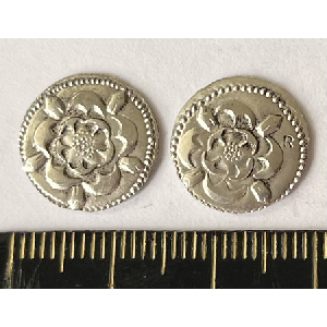 NEW !! No 579 - Charles I Half-Penny Rose Type Image