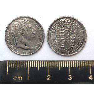 No 338 George III Sixpence Image