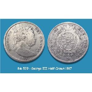 No 529 George III Half-Crown Image