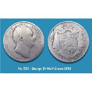 No 530 William IV Half-Crown Image