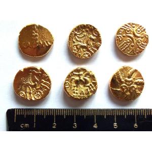 Set of Six Gold Staters !! Image