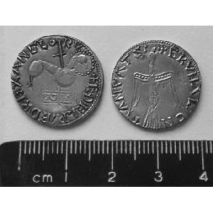 NEW -No 571 Aethelred Silver penny, Agnus Dei Type Image