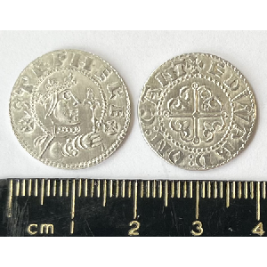 NEW !! No 542 King Stephen 'Watford' type penny Image