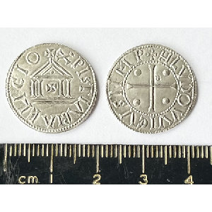 NEW !! No 636 - Louis The Pious 'Temple' Denier Image